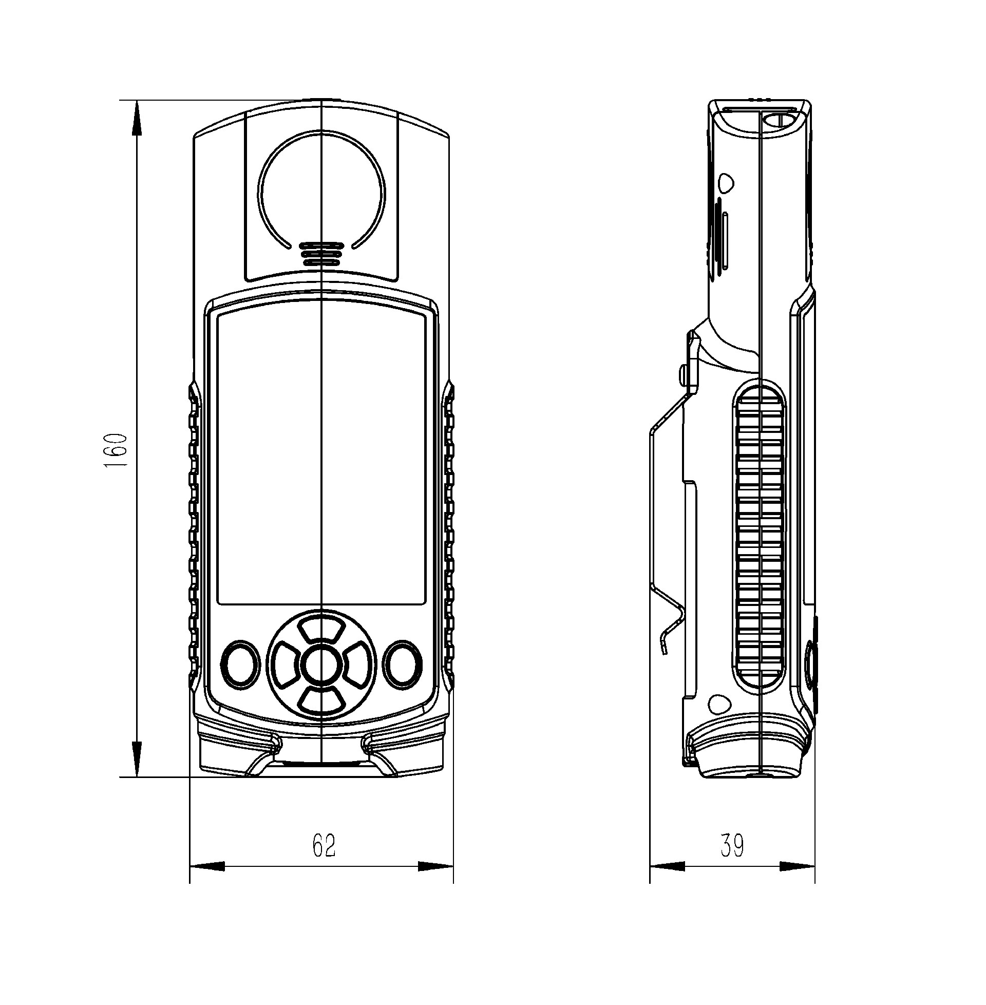  袖珍可穿戴手持氣象站